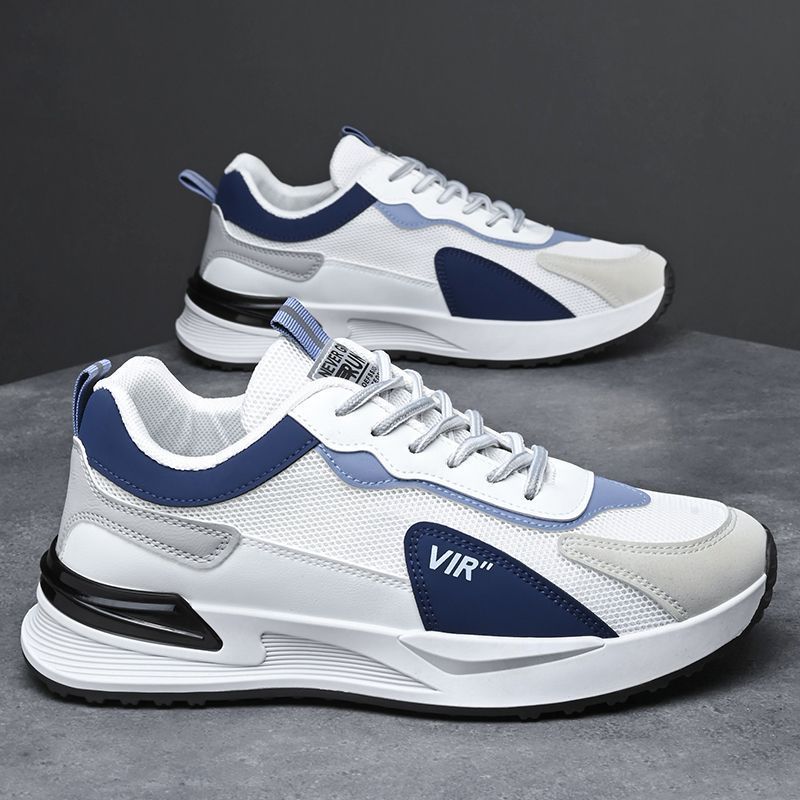 Zapatillas Deportivas Hombre Modelo 332 Blanco-Azul