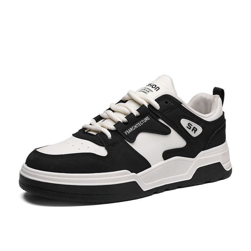 Zapatillas Urbanas Hombre Modelo 6607 Blanco-Negro