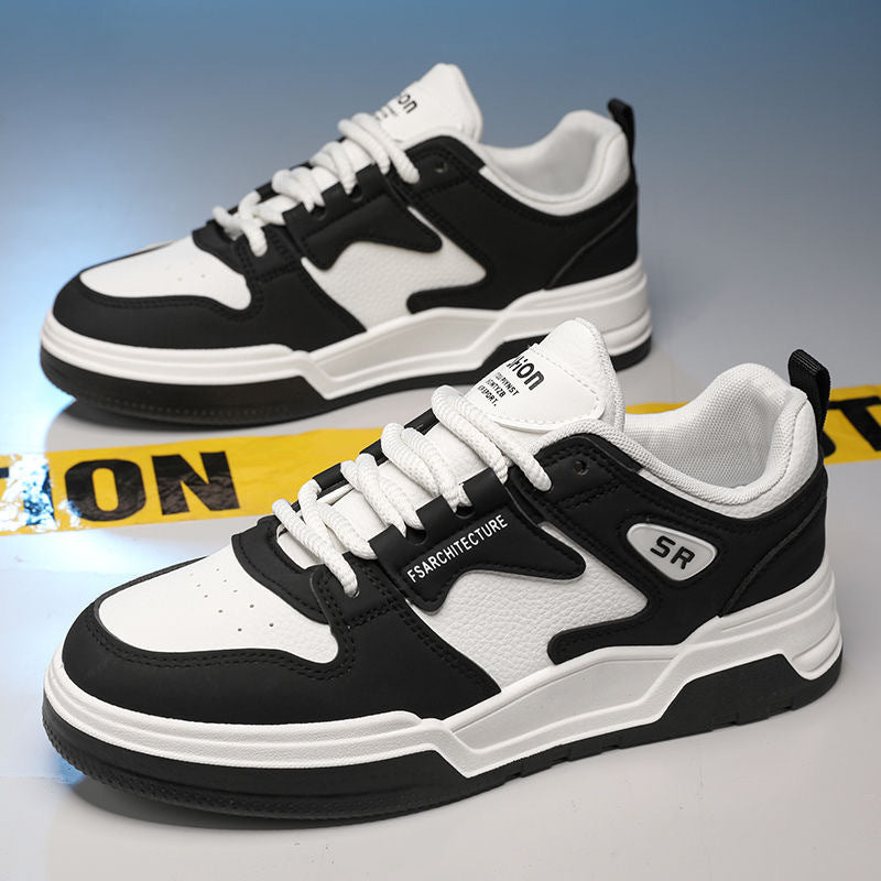Zapatillas Urbanas Hombre Modelo 6607 Blanco-Negro